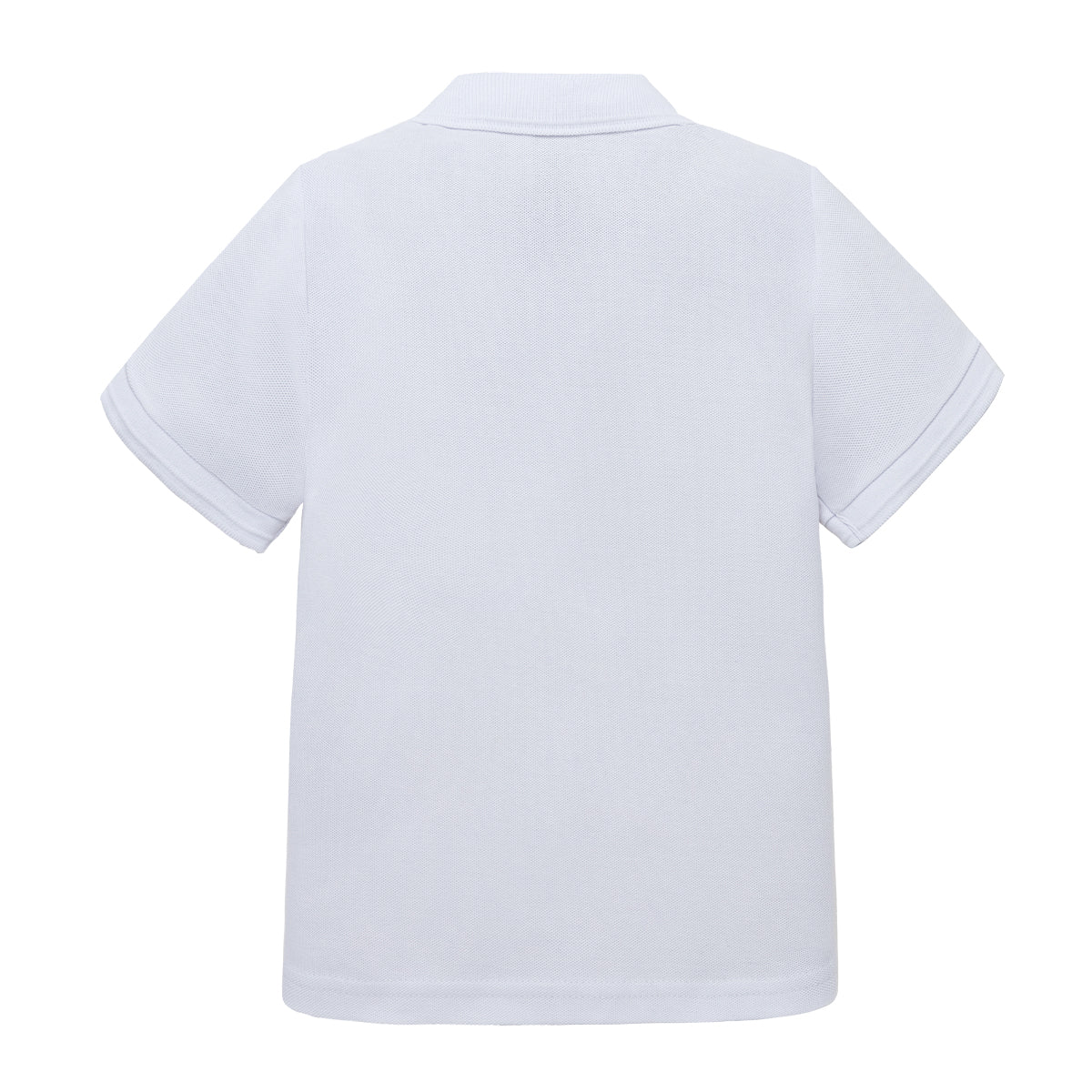 polo tejida blanca niño