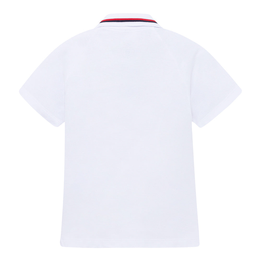 Polo blanco Offcorss manga corta para niño ref 4133622 Chititos Chile