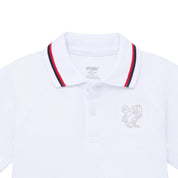 Polo blanco Offcorss manga corta detalle cuello para niño ref 4133622