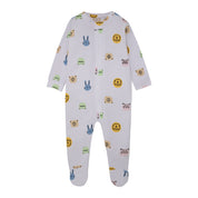 Conjunto pijama body con pantalón y poleron para bebé unisex Offcorss Chititos