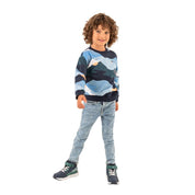 Jeans silueta super slim para bebé niño - Indigo Claro Offcorss