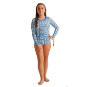 Traje De Baño Colombiano Premium Rosseta Barú Para Niña