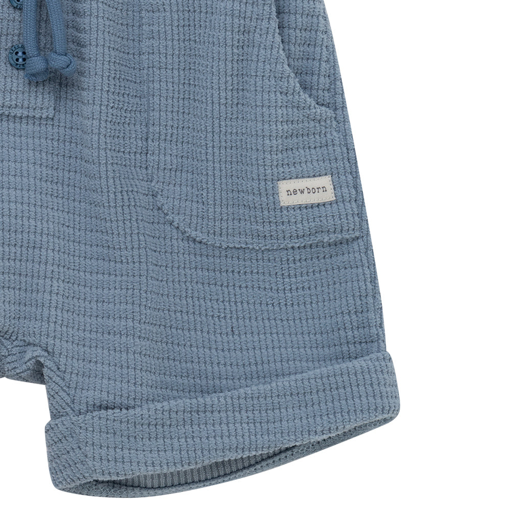 Bermuda con cordón ajustable para recién nacido niño