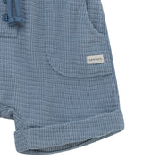 Bermuda con cordón ajustable para recién nacido niño