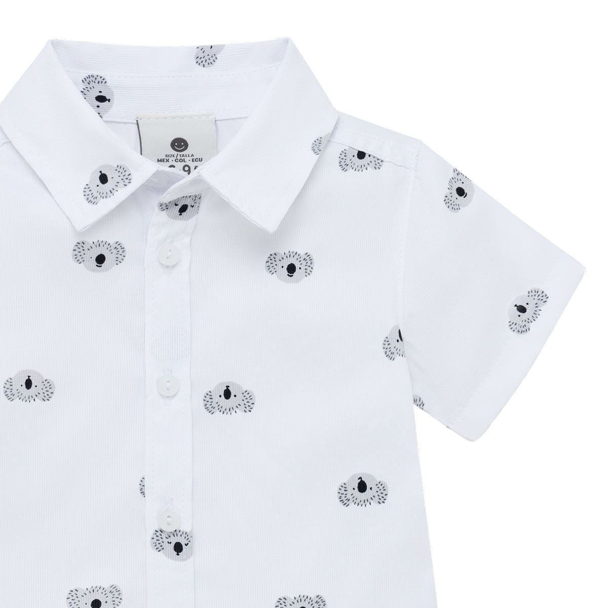 Body de camisa manga corta para recién nacido niño
