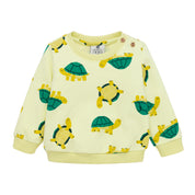 Conjunto buzo y body manga corta para recién nacido niño verde