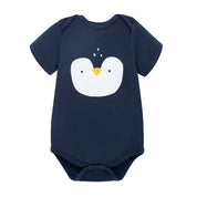 Set x3 Piluchos body Pingüinos para recién nacido niño