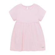 Conjunto de vestido, buzo y calzón para recién nacida niña