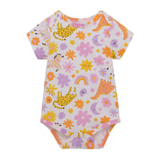 Set x3 pilucho body de manga corta para recién nacida niña