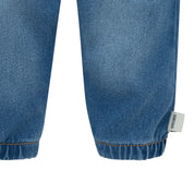 Pantalón en denim para recién nacida niña