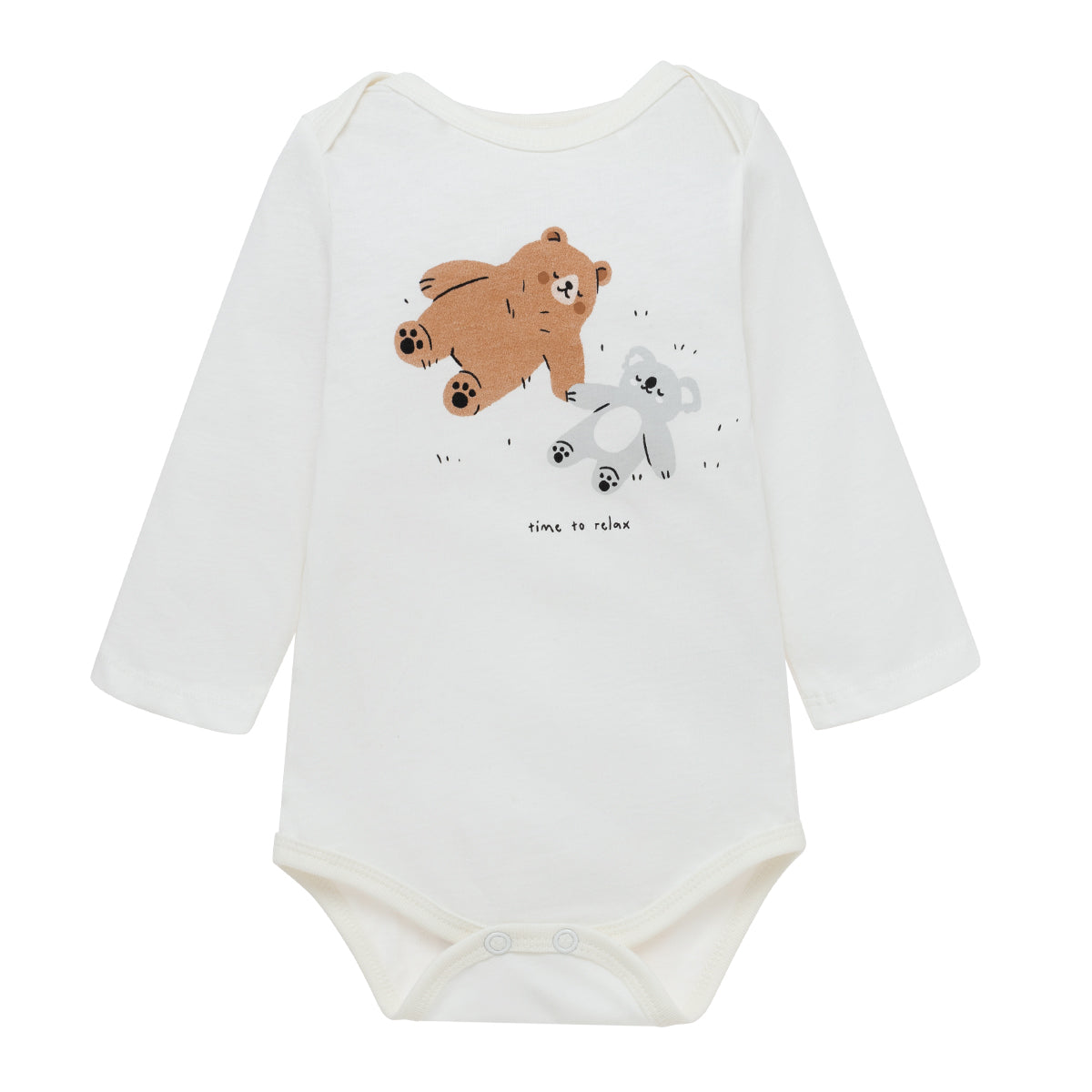 Conjunto largo de pantalón buzo, body manga larga y manga corta para recién nacidos unisex