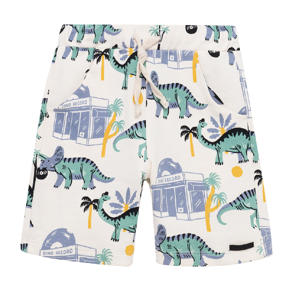 Short con bolsillo estampado dinosaurios para bebé niño
