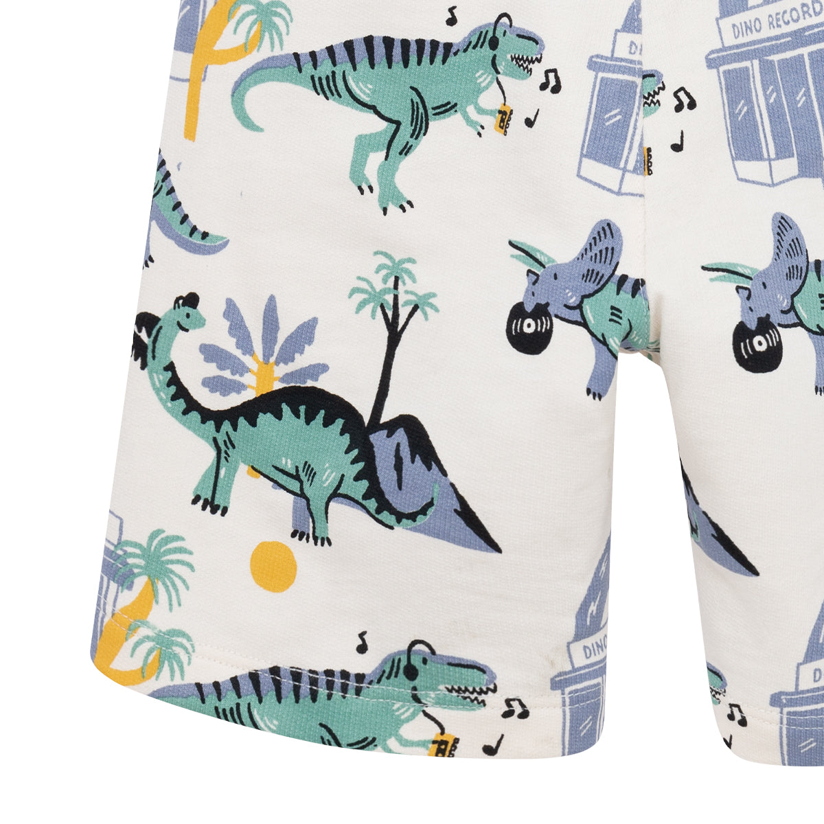 Short con bolsillo estampado dinosaurios para bebé niño