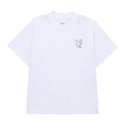 Polera blanca manga corta para niño