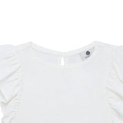 Polera manga corta con boleros para bebé niña