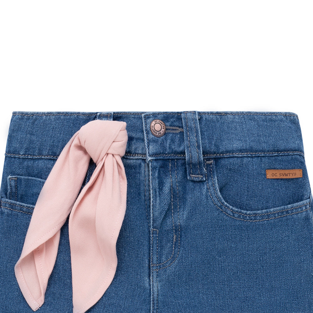 Short con pañoleta para bebé niña
