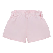 Short rosa con pretina y bolsillos para bebé niña