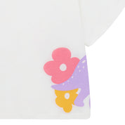 Conjunto de polera y pantalón buzo para bebé niña
