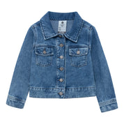 Chaqueta en denim para bebé niña