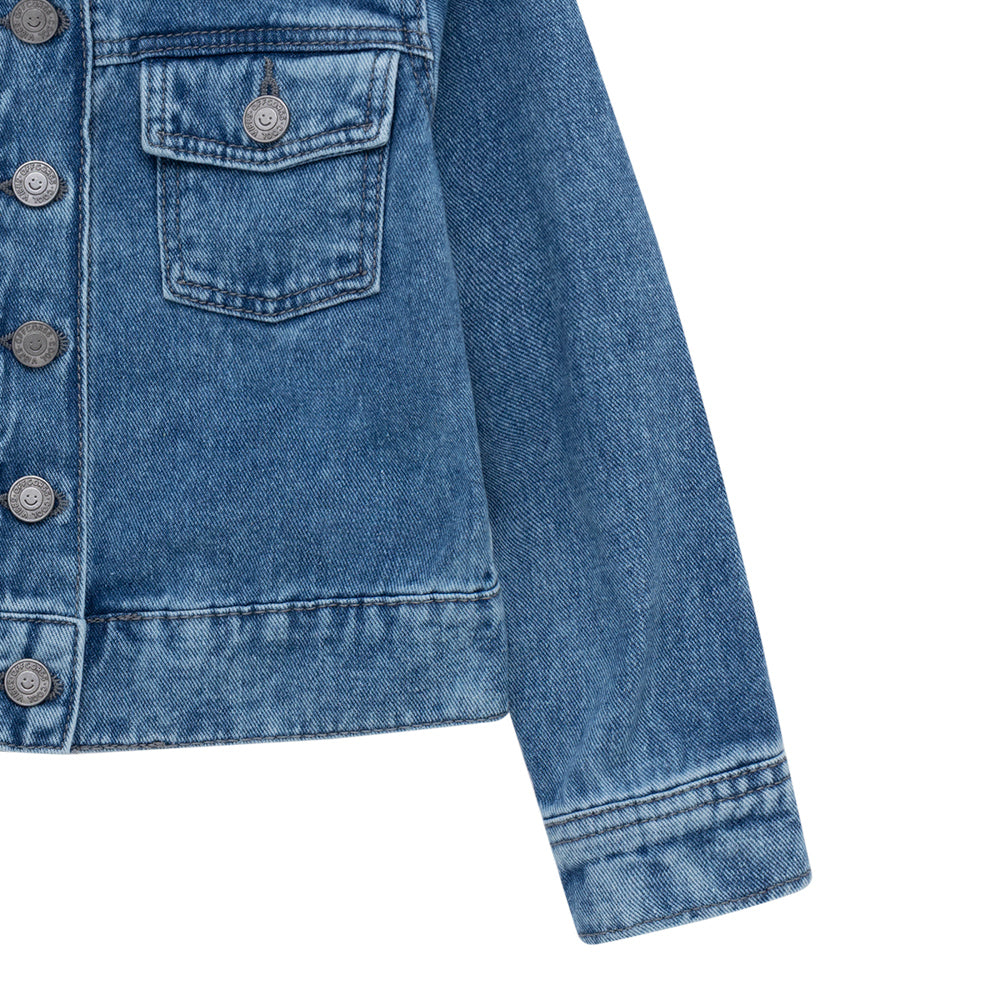 Chaqueta en denim para bebé niña