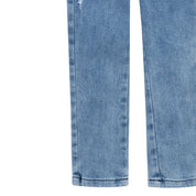 Jean super skinny con cordón decorativo para bebé niña